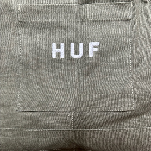 Olive Green Overalls - Picture 2 of 2